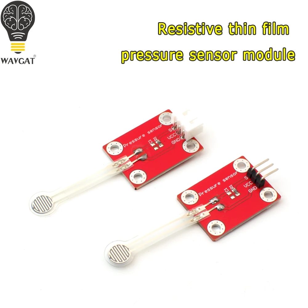 WAVGAT Resistive film pressure sensor module is suitable for Raspberry Pi, Arduino Uno, and Microbit development.