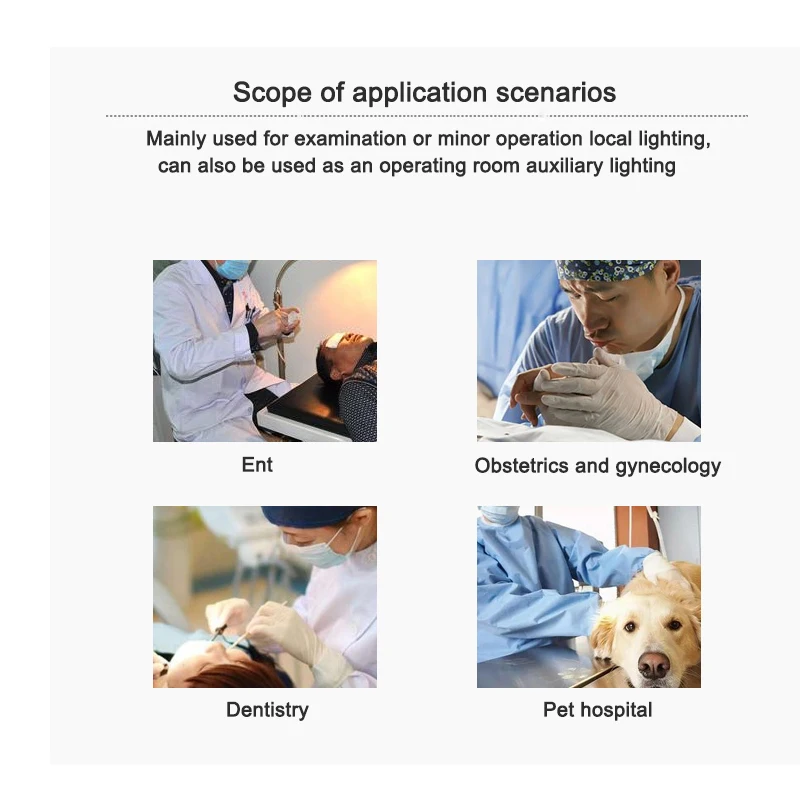 

JD1500 35 Вт Торшеры для стоматологической клиники Мобильная вертикальная вспомогательная хирургия Галогенный осмотр Холодный светодиодный светильник Освещение для больницы для домашних животных