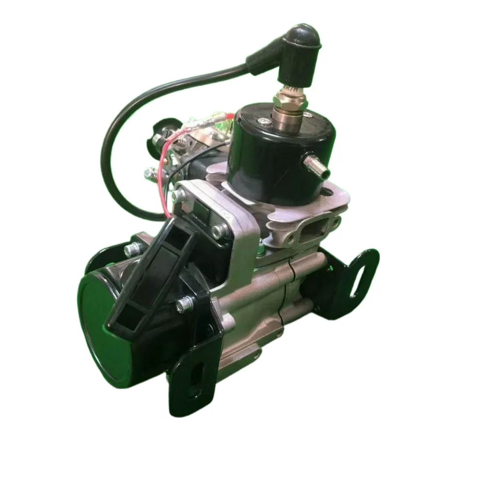 30cc Single Cylinder Two Stroke Engine Pull Start 1.6KW Suitable for Model Boats Cars Precision Water Cooled Engine Models