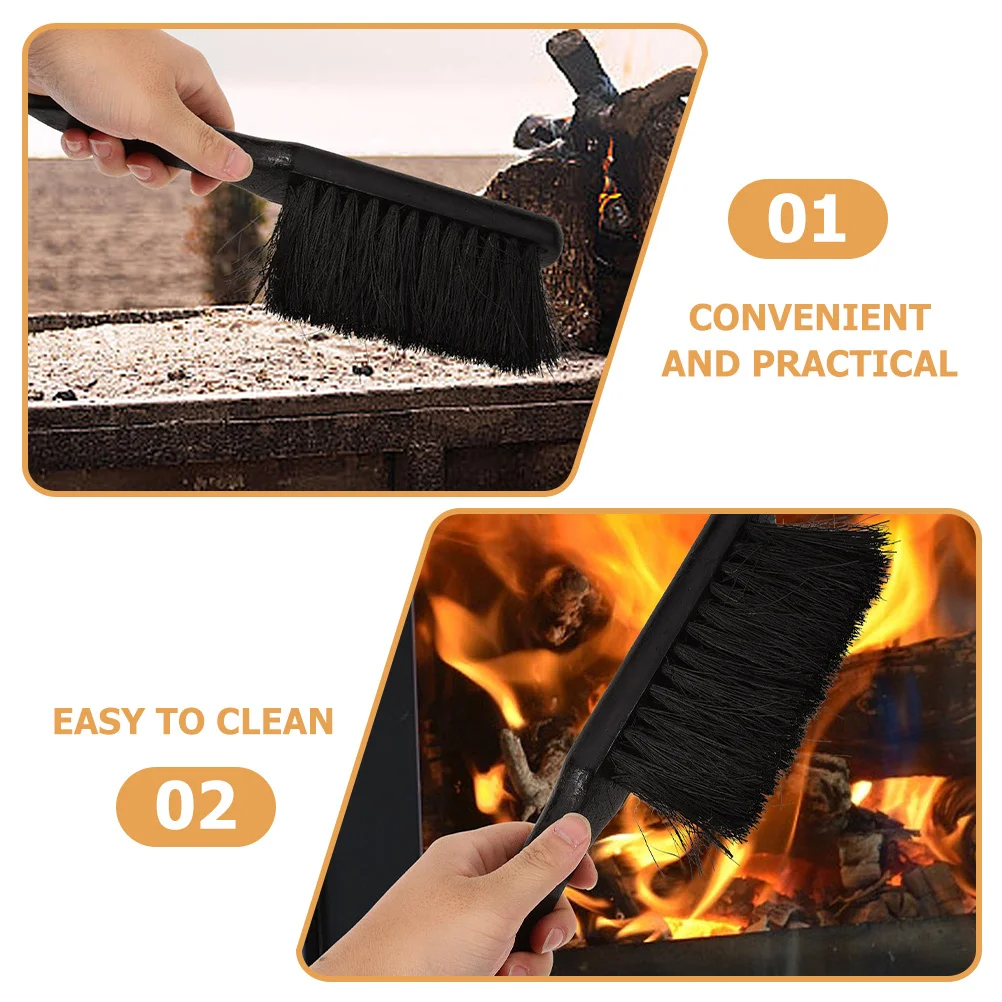 

Premium Fireplace Cleaning Brush Featuring Long-Lasting Bristles and Comfort Grip Handle Perfect for Fireplace Accessories and