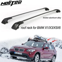 HOT horizontal roof rack luggage roof rail cross bar for BM X1 X3 X5 X6 2013-2024.thicken aluminum alloy.made by ISO9001 factory