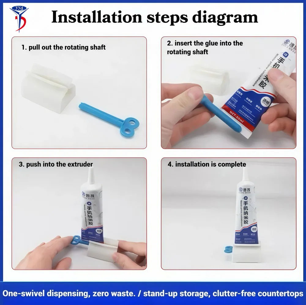 Multi-Functional Glue Tube Squeezer, Manual Squeezer, Suitable For Toothpaste, Solder, Flux, Mobile Phone Repair