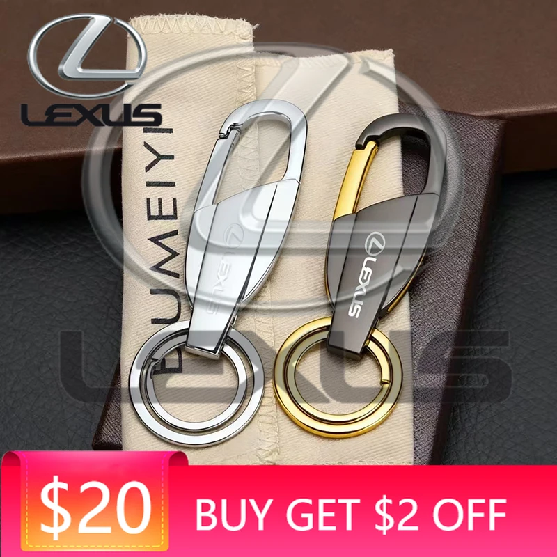 

Emblems Metal Car Keychain Popular Keyring Pendant Gift For Lexus RX300 IS200 IS250 ES350 Ct200h UX250h NX300h RX350 ES300h RX40