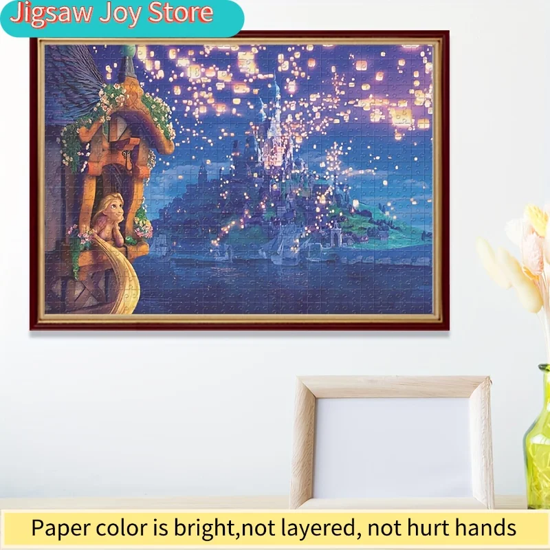 1000pcs Puzzle Suitable for Adults & - Challenging Wall-Mountable Game with Thick Cardboard Pieces, Seamless - -Themed Room De