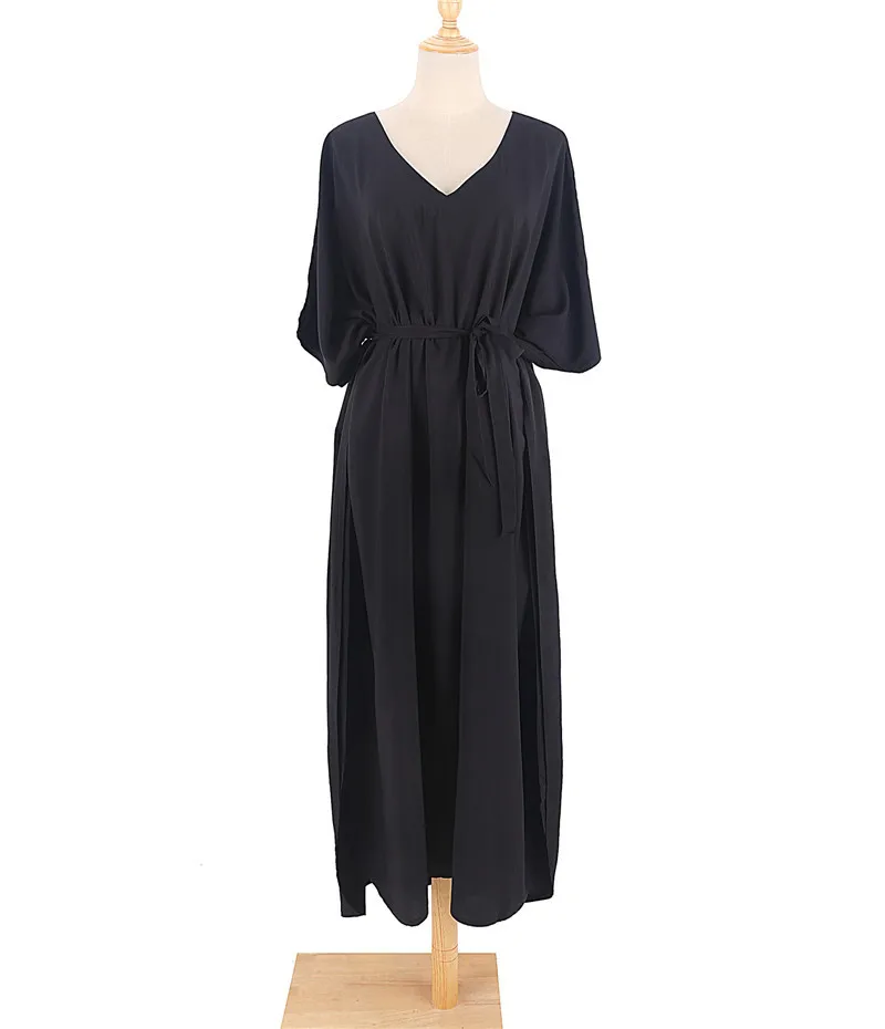Plus Size Kaftan Kleider für Frauen Maxi Badeanzug Coverup Badeanzug Kaftane Lange Cover Up Rayon Bademode