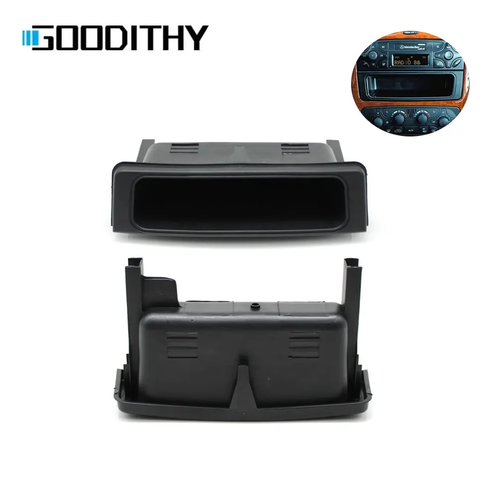 2036830291 Car Center Console Radio Storage Insert Tray Box Organizer For Mercedes Benz C CLK Vito G Class W203 W209 W639 W463