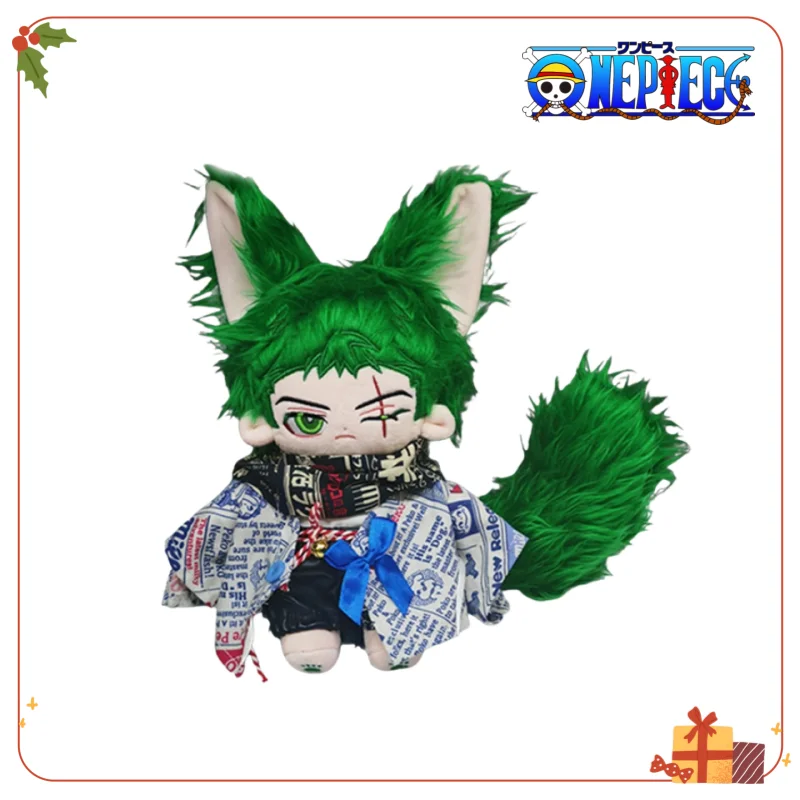 

New Genuine Anime Merchandise One Piece Cute Roronoa Zoro Plush Toy Holiday Gift In Stock