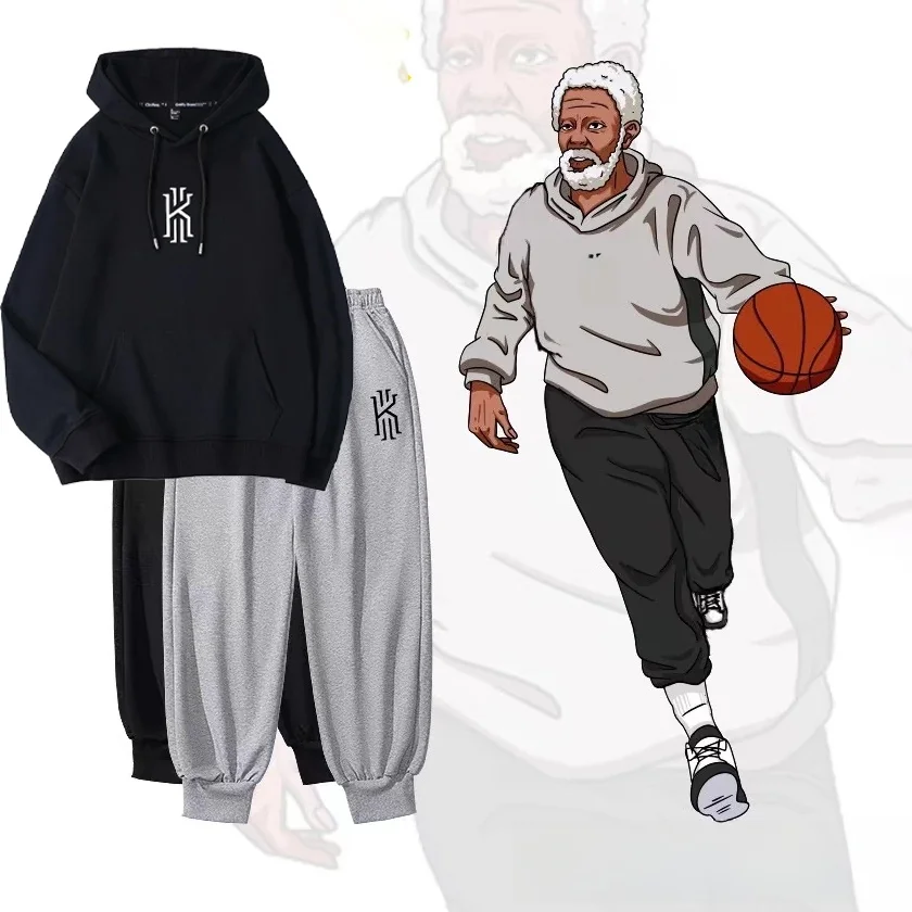 

Американский бейсбольный наряд, модная спортивная одежда, комплект свитшотов Dr Uncle, студенческий костюм, зимний костюм из двух предметов