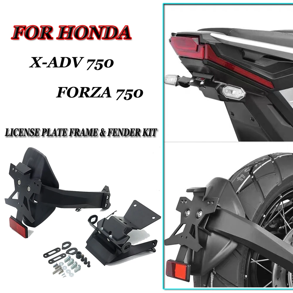 Motorcycle Retrofit License Plate Bracket Rear Fender Eliminator For Honda FORZA 750 X-ADV750 Forza 750 Xadv 750 Accessories