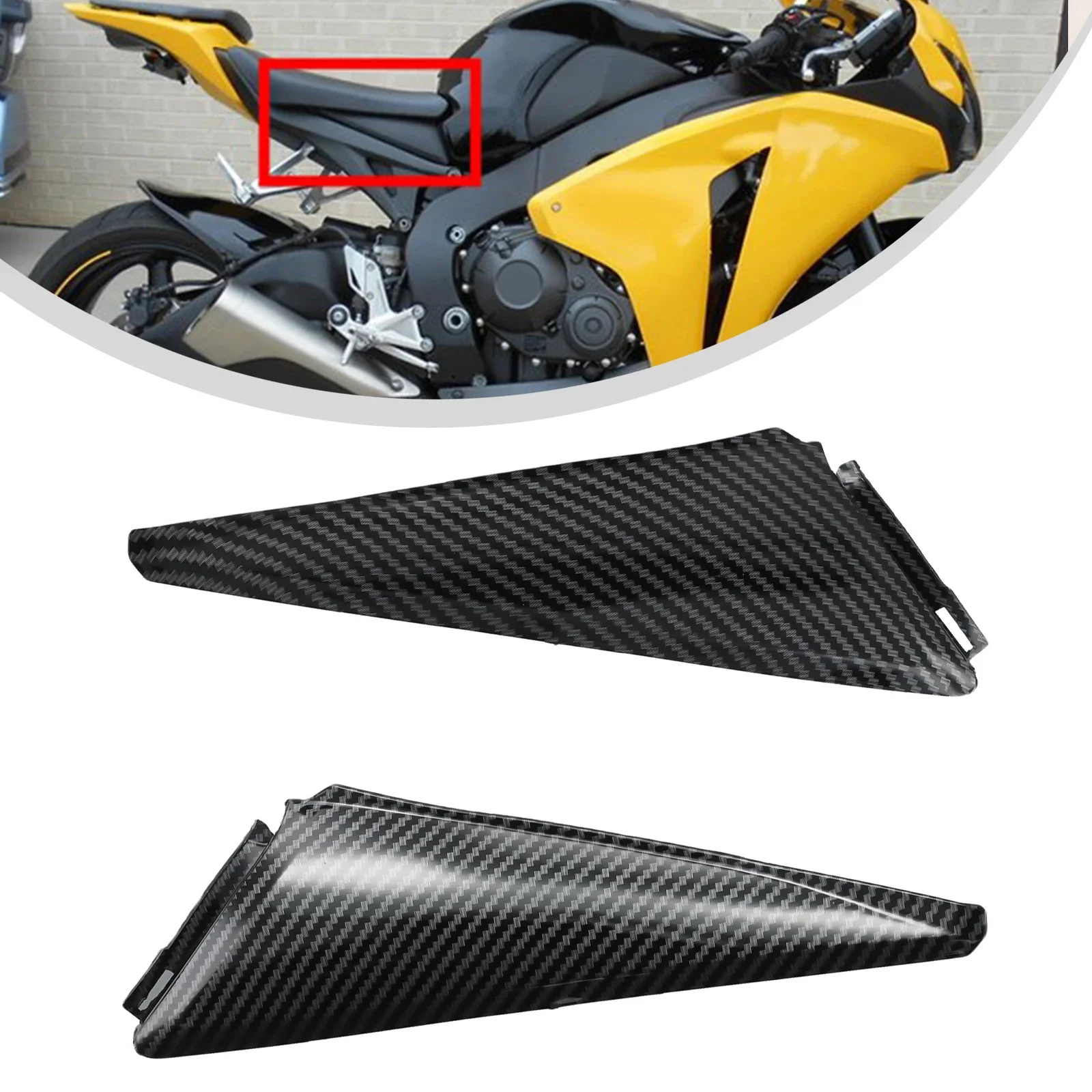 Carbon Fiber Tank Cover Fairing for HONDA CBR1000RR Constructed from High Quality Materials Direct Replacement 2008 2011