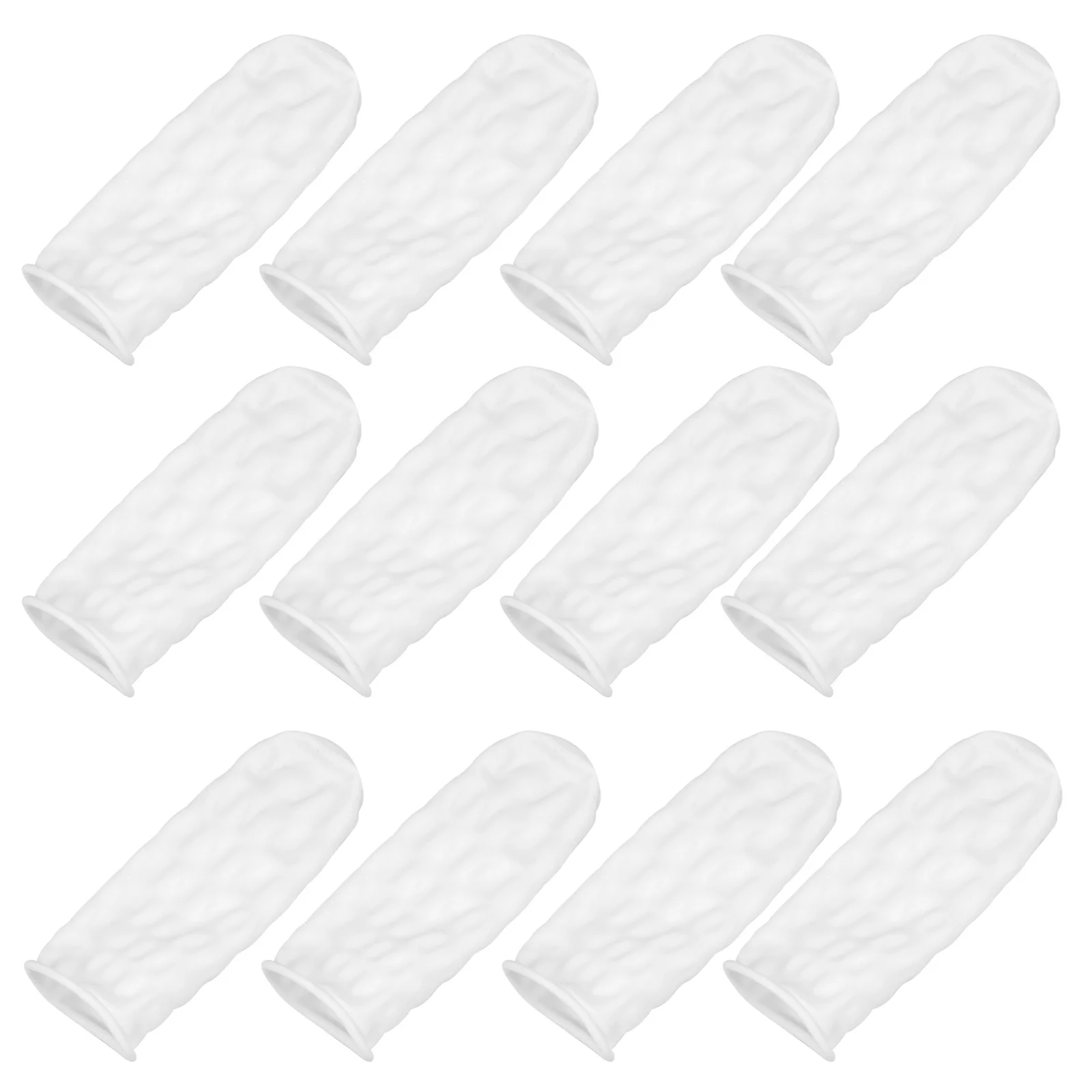 

550 шт. одноразовых латексных напальчников, гибкие, эластичные, среднего размера, для маникюра, 350 г, напальчник, защитный чехол для кончиков пальцев