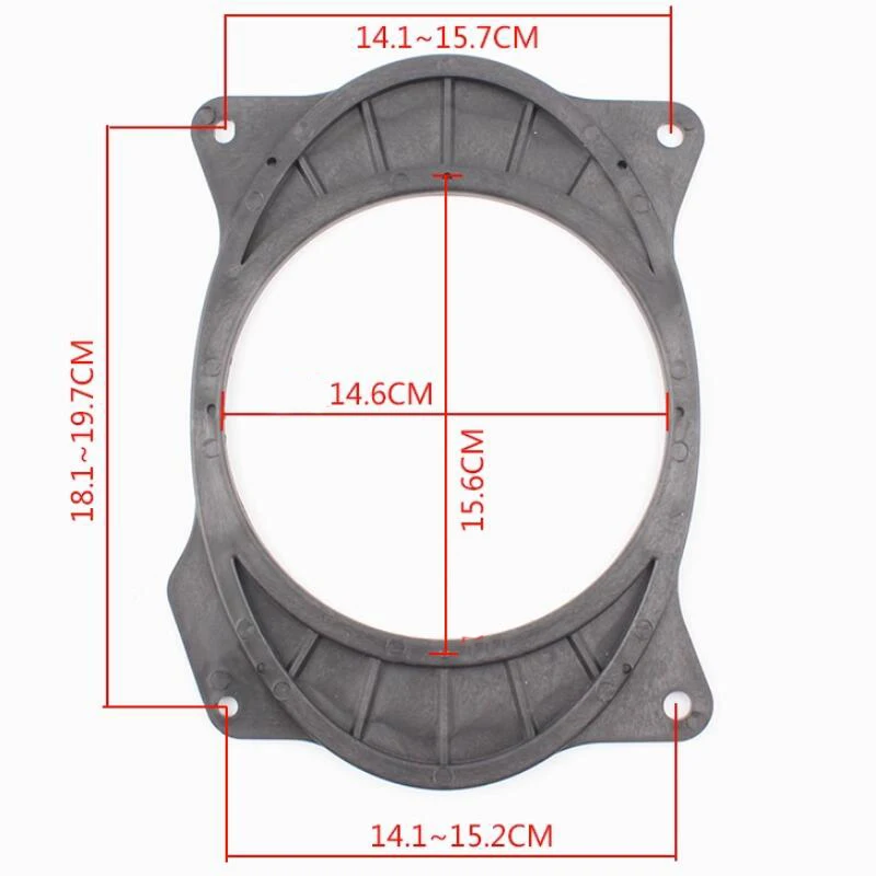 Lautsprecher adapter Spacer Horn Pad Halterungen für Camry 2006 ~ 2011 für Corolla 2006 ~ 2013 Mark x für byd f3 f3r g3 hintere Plattform