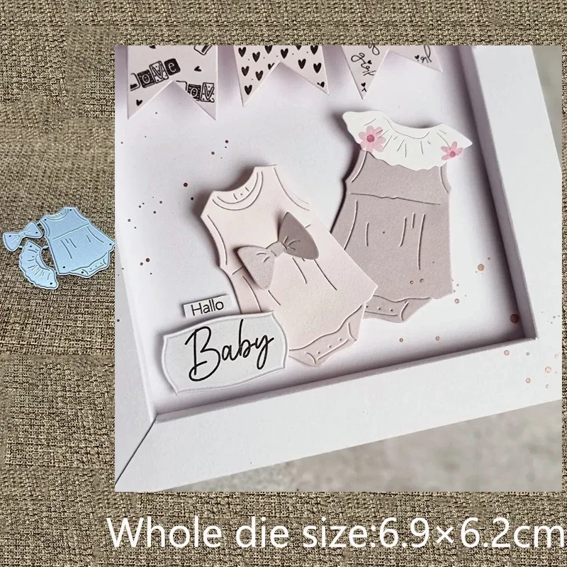 

Металлическая вырубная форма XLDesign Craft для декора детских боди, вырубка для скрапбукинга, тиснение для альбомов и бумажных открыток