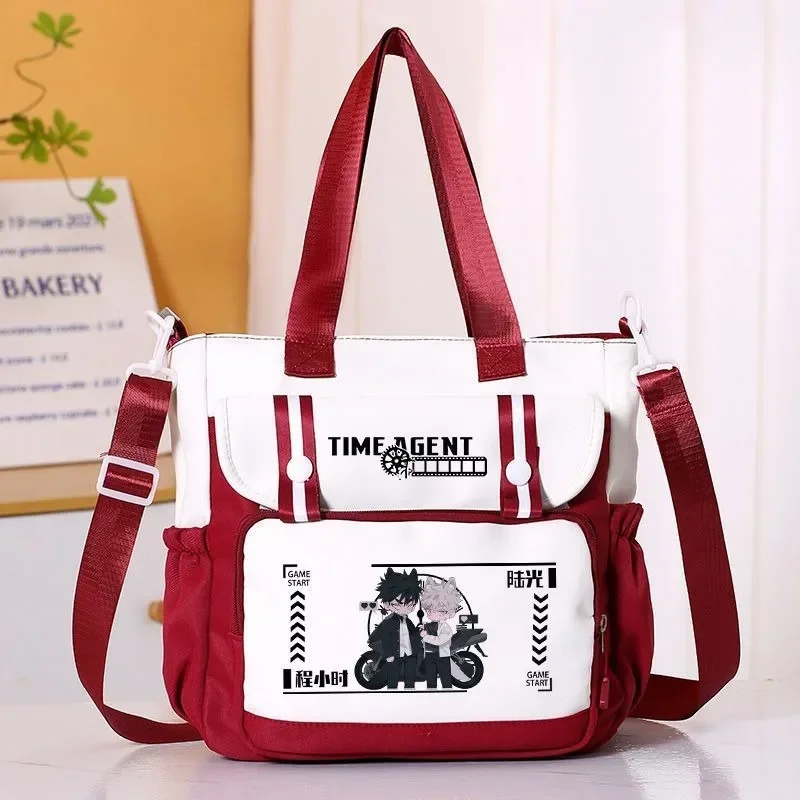 

Chibi, Черный Красный Синий Белый, Link Click, Студенты Дети Подростки, Сумки через плечо Messenger в стиле аниме для школьниц Большая вместимость