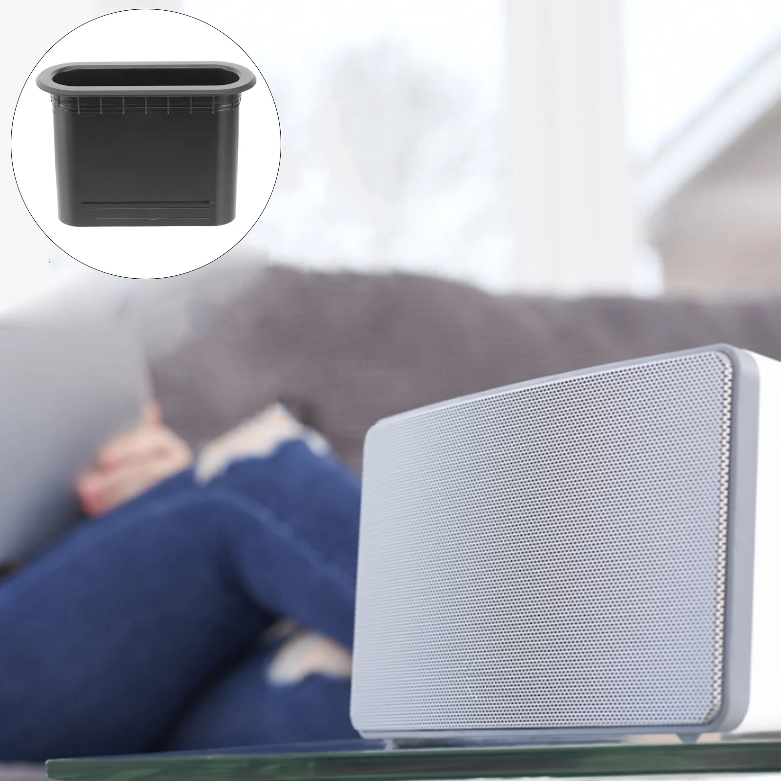 

5pcs Speaker Port Tubes 2.5 Inch Bass Duct For Home Car Audio Cabinet Black Speaker Voice Outlet Accessory