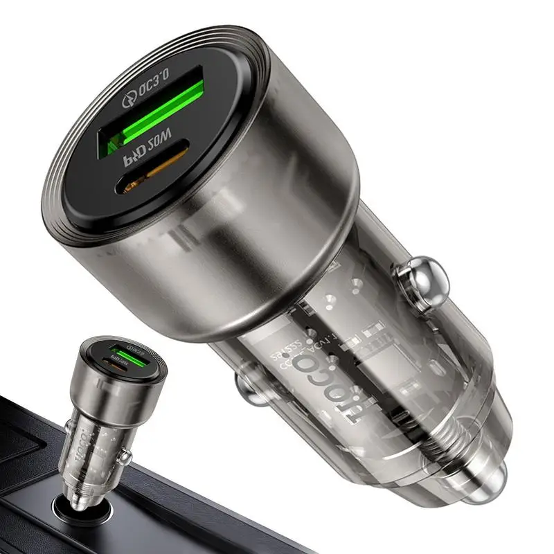 

Type C Charger Fast Charging Car Adapter Type C Fast Charging Adapter Block For Truck Travel Essentials Car Charger Block For