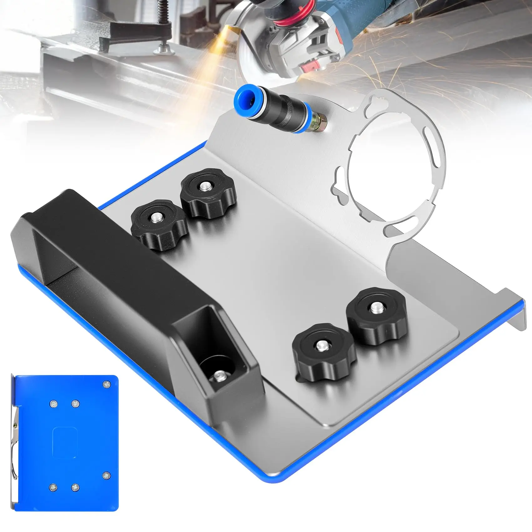 Rafford 45° Tile Chamfering Tool — Stainless Steel Tile Edging and Cutting Guide Bracket