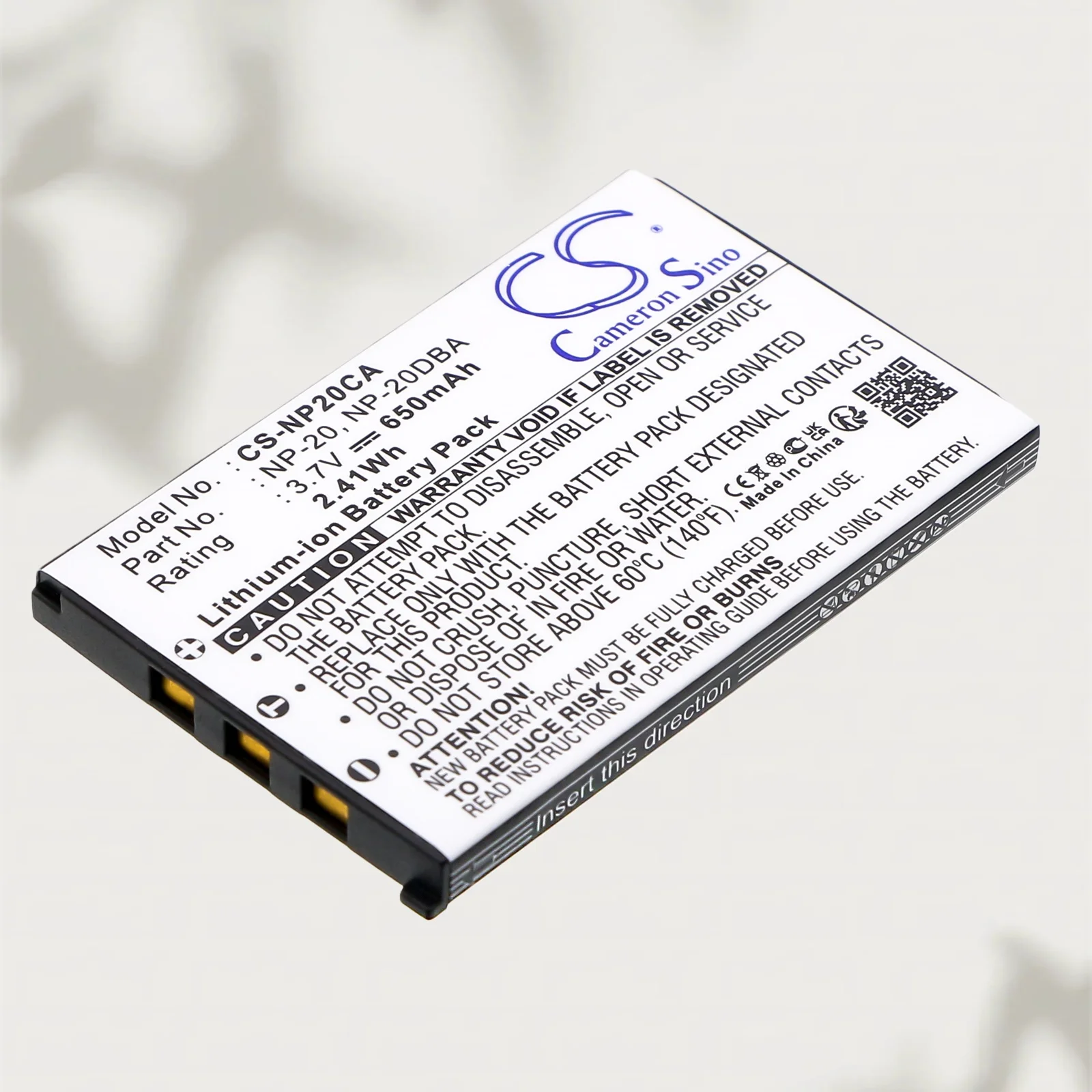 Li-Ion Camera Batte…