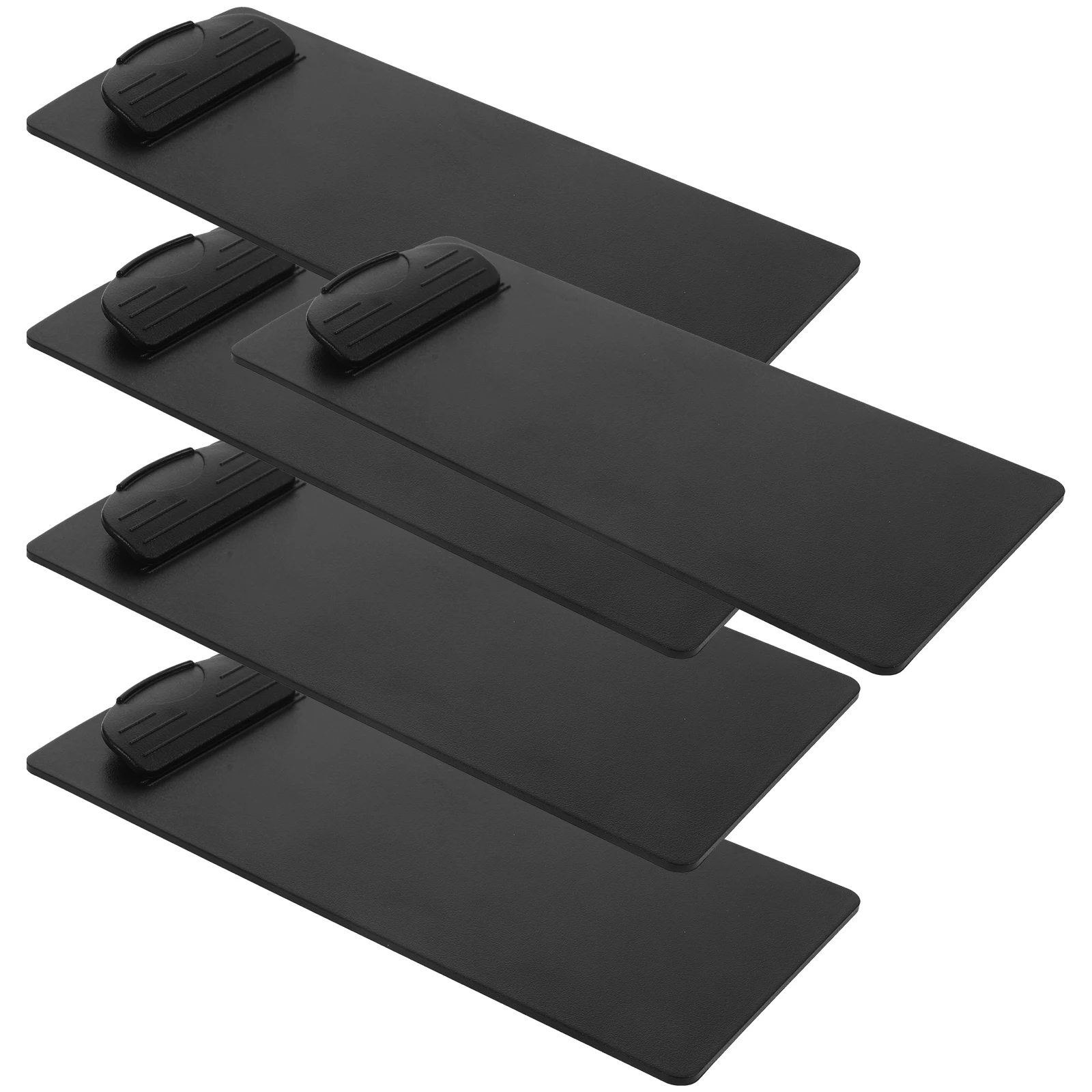 

5Pcs Bill Folder Clipboard Mini Black Multi function Document Writing Support Paper ganizer Premium Material Secure