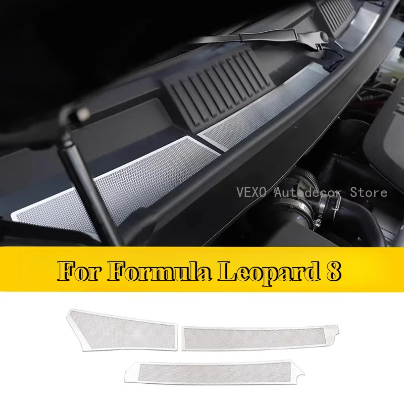 

Для Formula Leopard 8 2025 автомобильный капот двигателя, защита от насекомых, сетчатая крышка, металлический автомобильный воздухозаборник, защитная пылезащитная сетка, фильтр, вентиляционная решетка