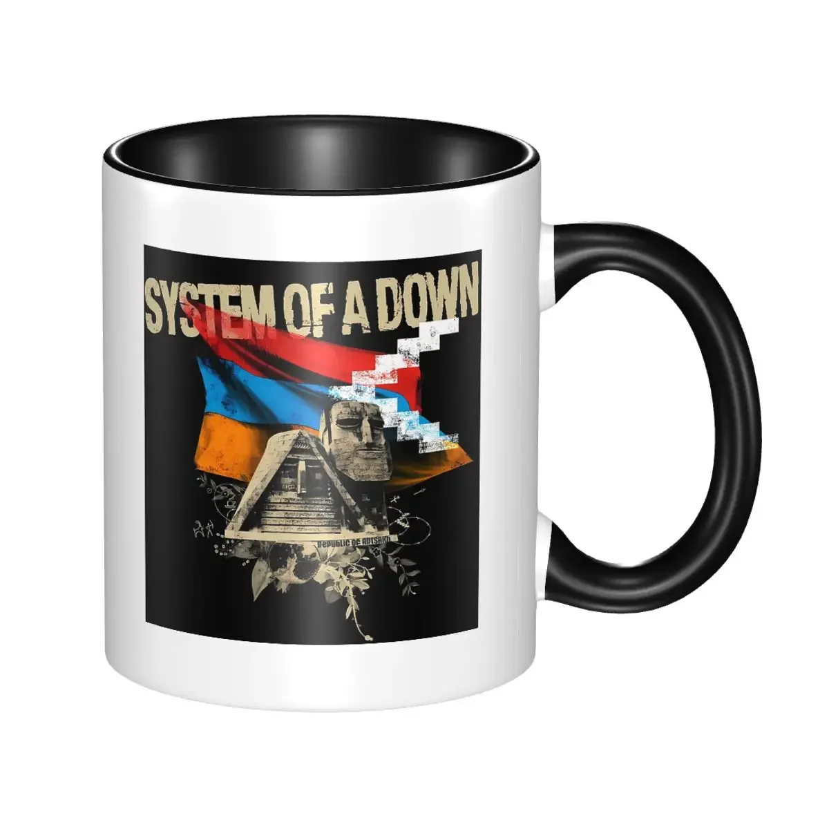 Systems Of A Down Rock Band Gift  Mug Funny Ceramic Coffee Cups Tea Mugs Milk Cup Drinkware Gift for Woman Man