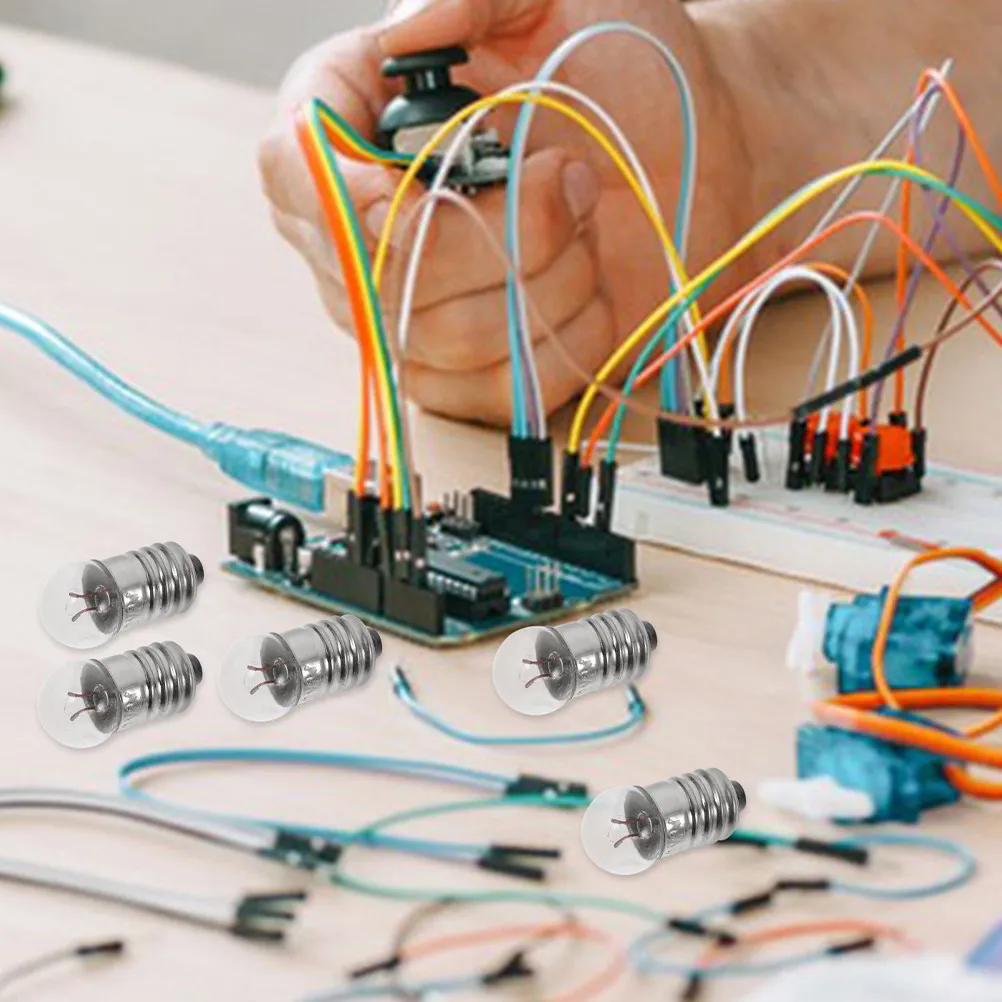 

20 шт. мини-лампочек для электрических экспериментов, поделок, фонариков, совместимых с различными небольшими устройствами