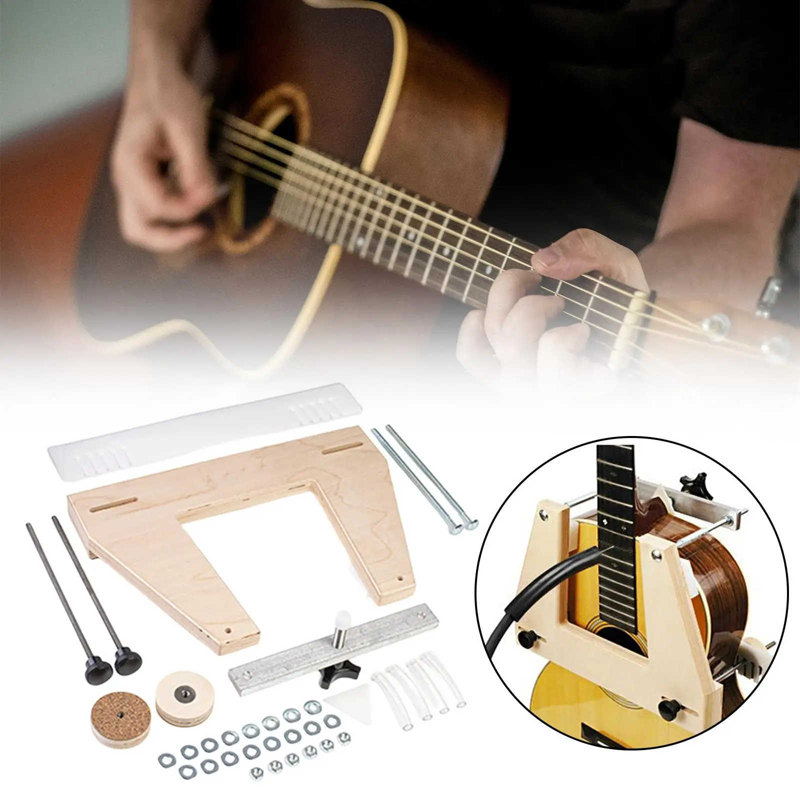 

Guitar Neck Removal Reset Jig Precise Alignment Maintenance Tool Practical Sturdy Accessory for Luthier Repair and Adjustment