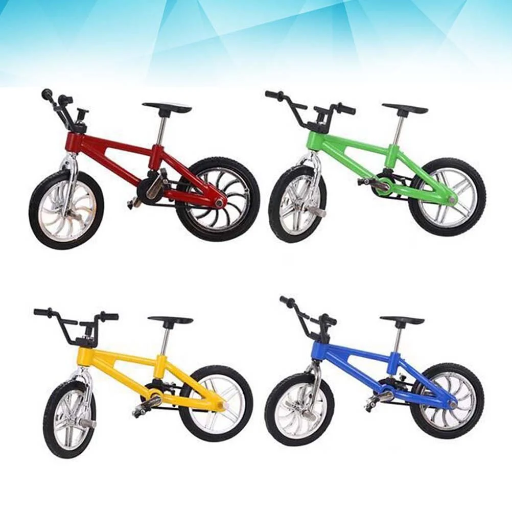 4 قطع بمقياس 1:18 دراجة مصغرة مصنوعة من خليط معدني هدية مثالية مكافآت للأطفال الأولاد المهرجانات مجموعة ديكورات الأيام الخاصة #3