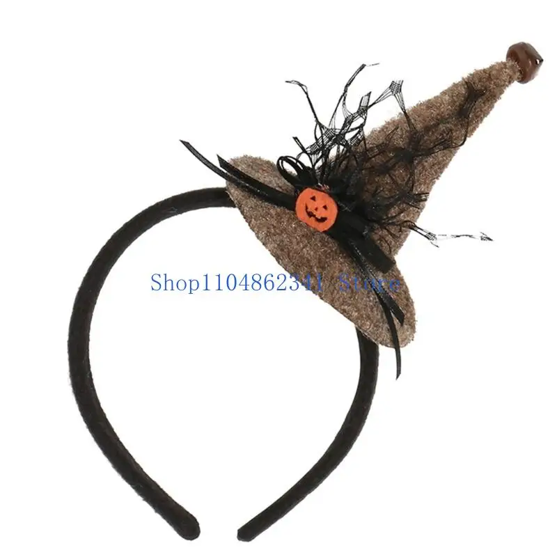 5asd Adjustable Witch Headbands Practical Halloween Party Decoration Costume Headpiece For Women Men Children