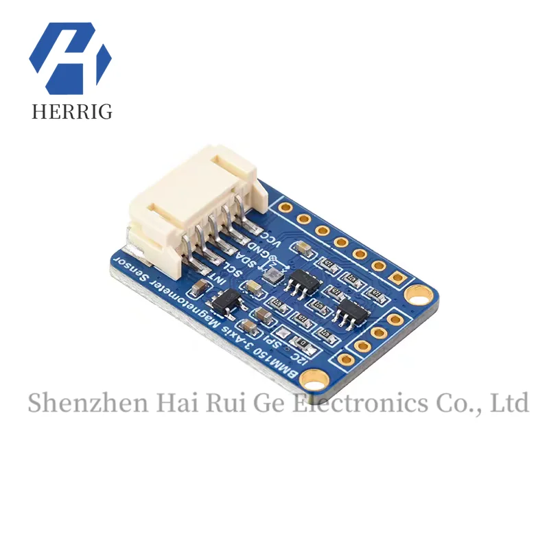 

Micro Snow Raspberry Pi BMM150 Three-Axis Geomagnetic Sensor Module Digital Compass / Magnetic Field Measurement