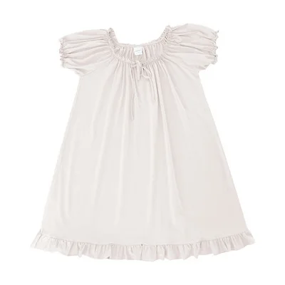 

Nightgowns For Womens Lounge Sleepwear Casual Summer Short Sleeve Bowknot Chic Cute Nightdress Beautiful Sweet Lady Solid Lovely