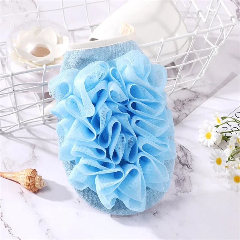 1PC Scrub Exfoliating Gloves For Shower Cleaning Scrub Mitt Rub Dead Skin Body Brush Towel SPA Foam Body Massage