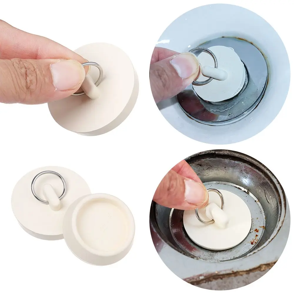 

Circular rubber sink plug, leak proof bathtub plug, universal RV kitchen sink plug, drain cover, practical bathroom accessory