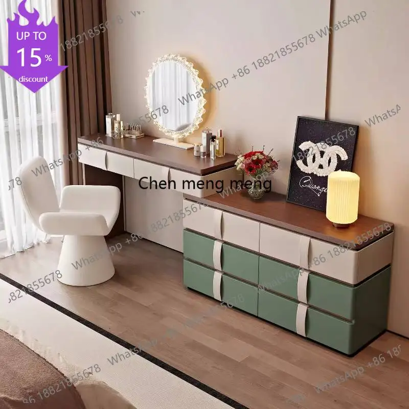 

D132 Decoration Extension Vanity Desk Drawers Makeup Compact Adult Dressing Table Room Stuff Corner Muebles De Dormitorio