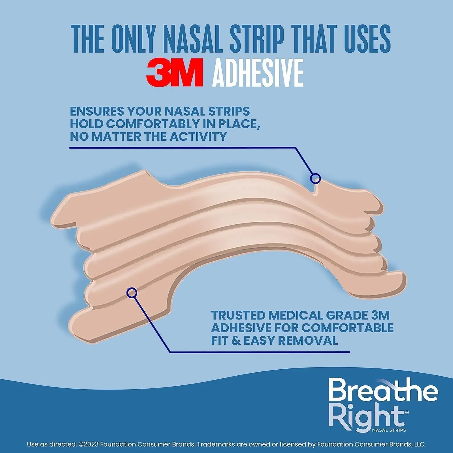 Breathe Right Nasal Strips Extra Strength Tan Nasal Strips,Stop Snoring Drug-Free Snoring Solution & Instant Nasal Congestion