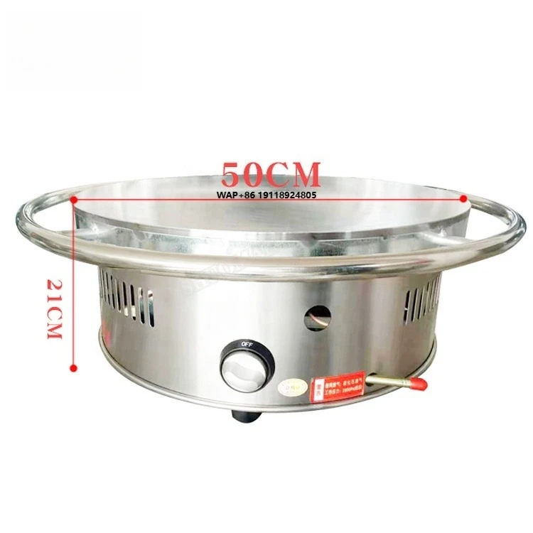 

High Production Speed and Efficiency Manual Electric Pancake Machine with 400mm Griddle Plate 2000W+ Non-Stick Coating