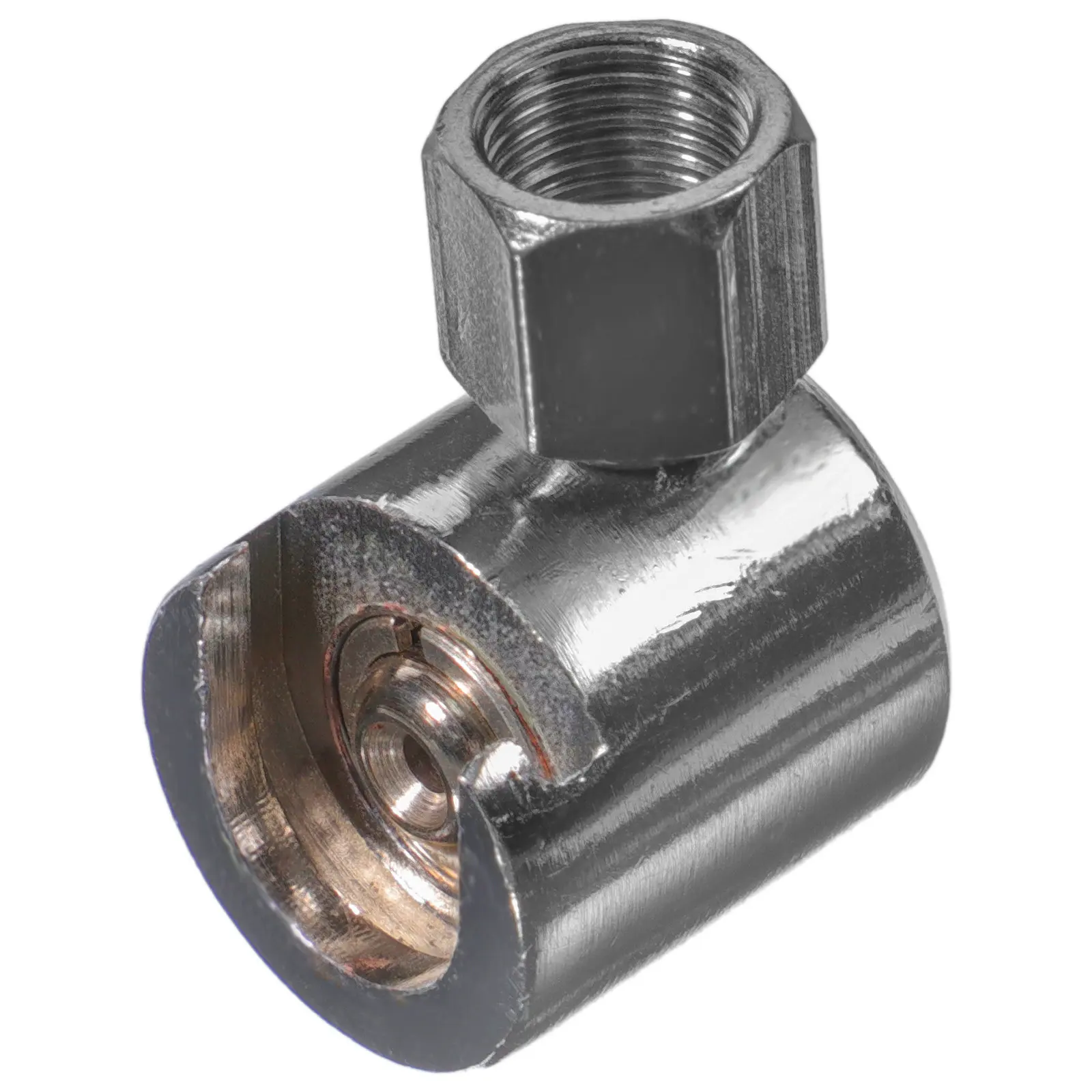 Button Head Grease Fitting Wear-Resistant Zinc Alloy Iron Hydraulic Replacement Fitting Easy Replacement Secure Connection Metal