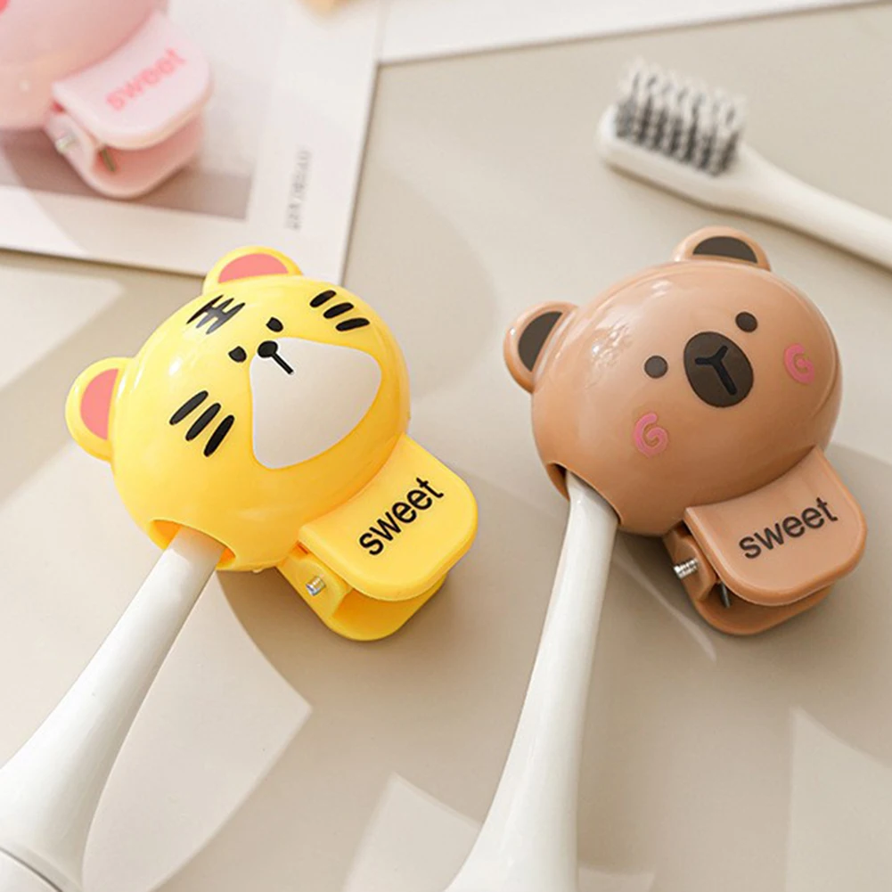 4pcs Animals Toothbrush Head Cover Clips,Portable Electric Toothbrush Dustproof Head Protector Cap Household Travel