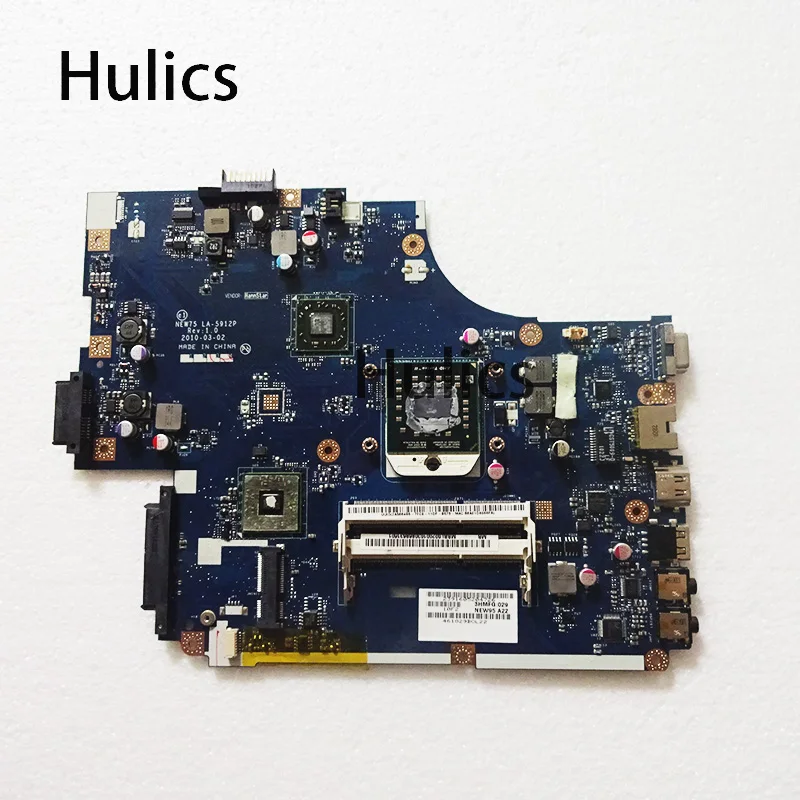 Hulics Used  LA-5912P MBNA102001 Laptop Motherboard For Acer Aspire 5551  Emachines E640 HD4200 Main Board