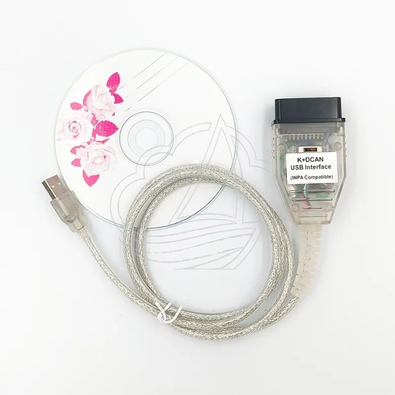 

K+DCAN Diagnostic Cable with Switch, INPA Interface for E-Chassis Diagnosis & Hidden Function Coding