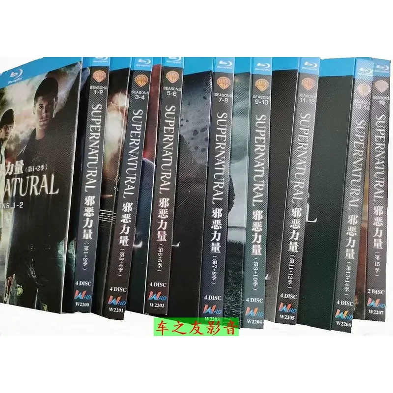 Blu ray High Definition American Drama Evil Power Seasons 1 to 15 BD Disc Box Set 30 DVDs with Chinese and English Subtitles