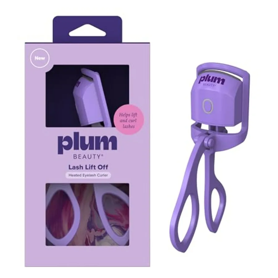 

Lash Lift Off Heated Eyelash Curler USB-C Rechargeable Electric Eye Lash Curler with 2 Temperature Settings Long-Lasting, No-Pi