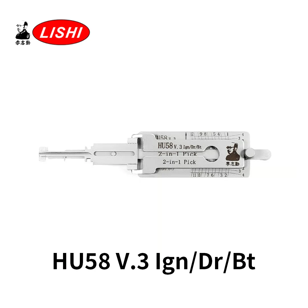

lishi 2 in 1 tool HU58 V.3 Ign/Dr/Bt