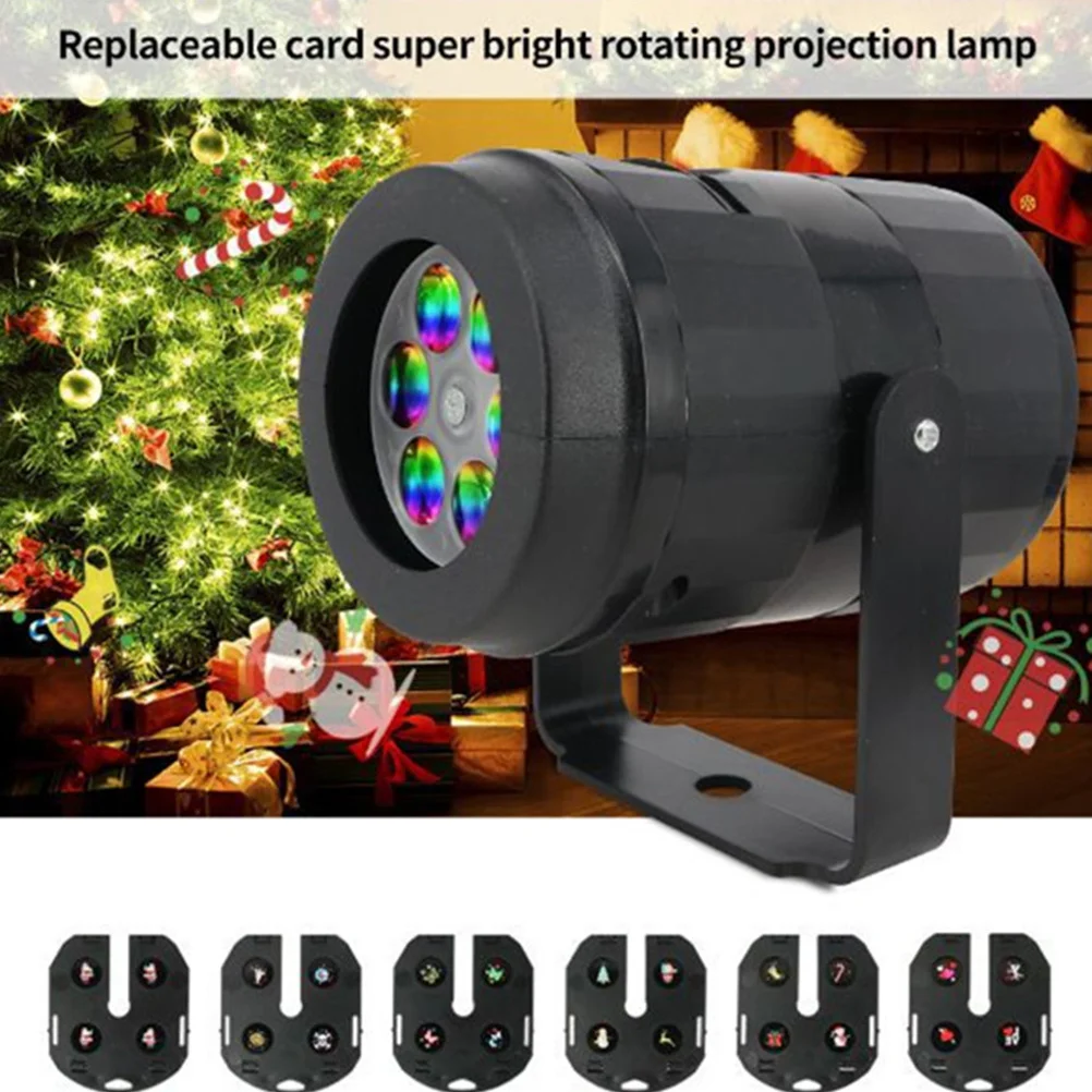 1 قطعة جهاز عرض ليد دوار ضوء السوبر مشرق لتزيين الجدران عطلة عيد الميلاد عيد الهالوين غرفة الحفلات المنزل #2