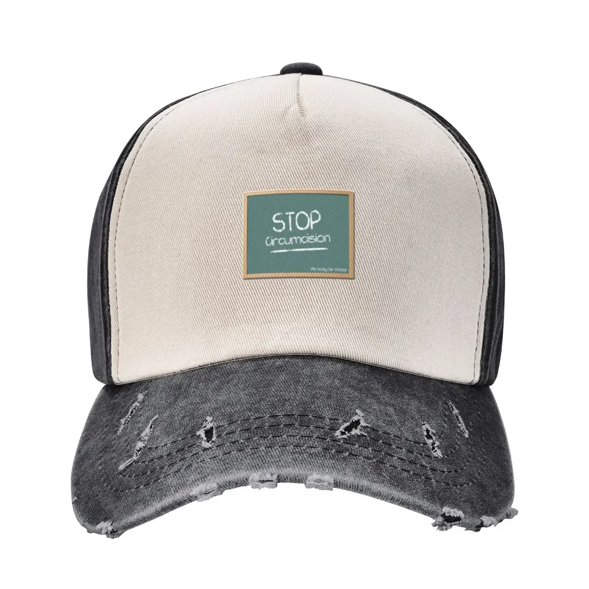 Stop Circumcision Baseball Cap Trucker Hat sun hat Vintage Mens Hats Women's