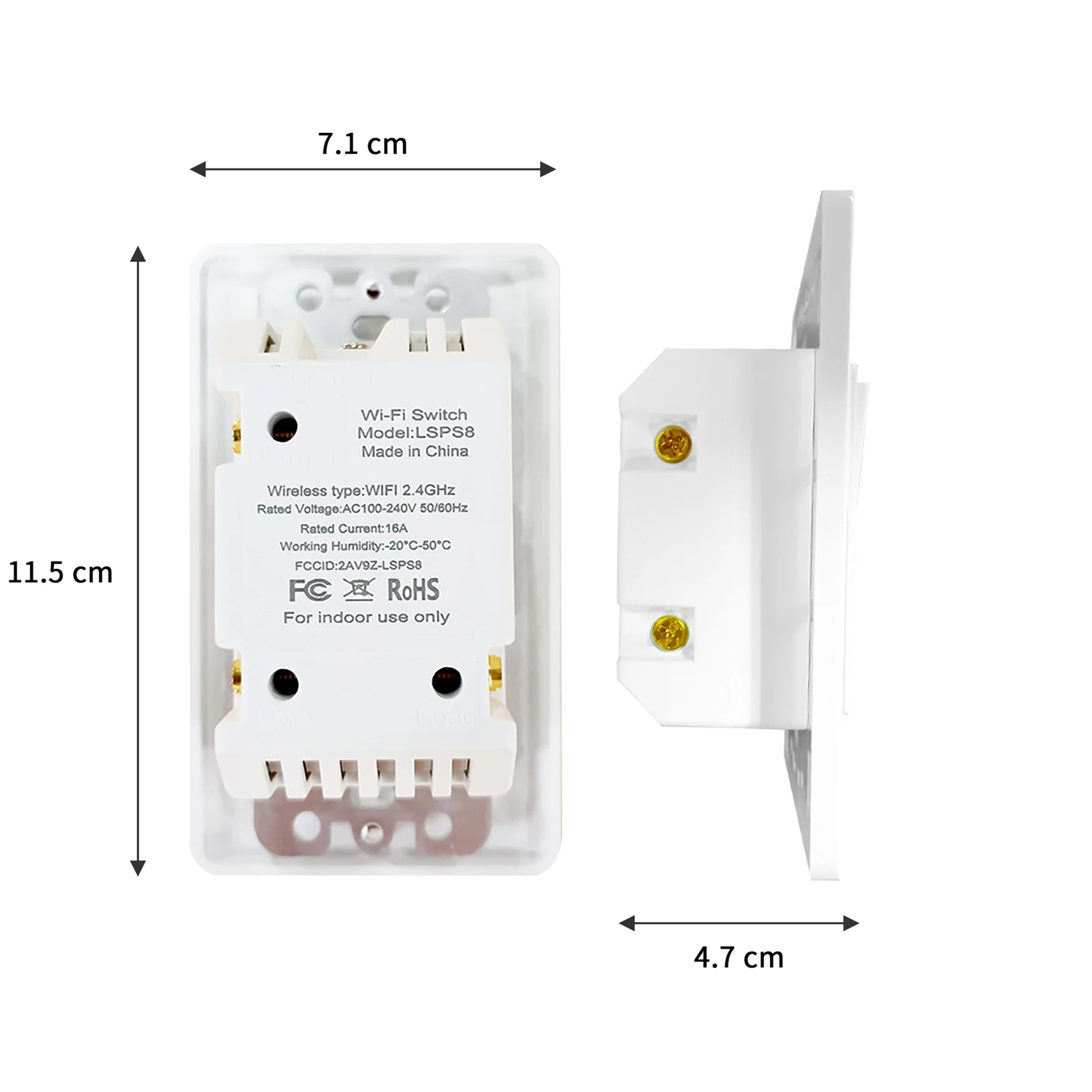 WiFi Connected Smart Switch Devices Link APP Remote Control Supported for Tmall Genie Smart Voice