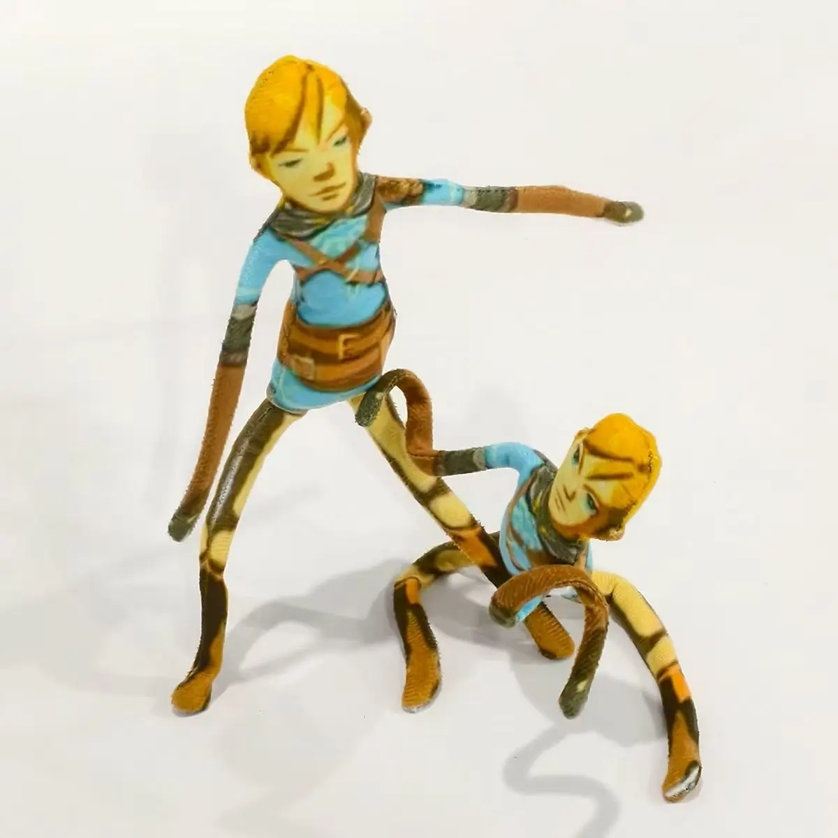 Juego Link Zelda, accesorios de juego de rol, mascota de peluche de algodón, decoración abstracta trenzada delgada, regalo de Navidad y Halloween