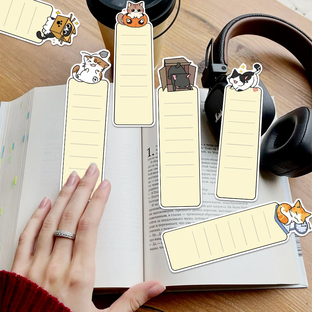 30 pezzi Segnalibro per gatti cartoni animati Bomboniere per gatti Lettori Amanti dei libri Regali Segnalibri carini per la lettura Accessori per libri per insegnanti