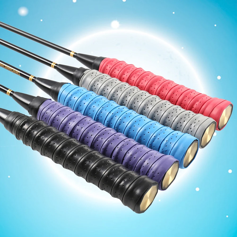 

10 Pcs Tennis Racket Non-slip Hand Soft Badminton Fishing Rod Tape Anti Wrap