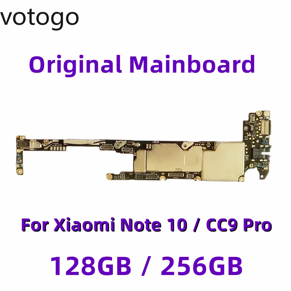 

Motherboard Original For Xiaomi Mi Note 10 / CC9 Pro Unlocked Mainboard Logic Main Board Chips Circuits Global 128/256GB Replace